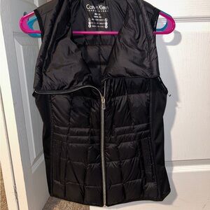 Calvin Klein Black Quilted Vest